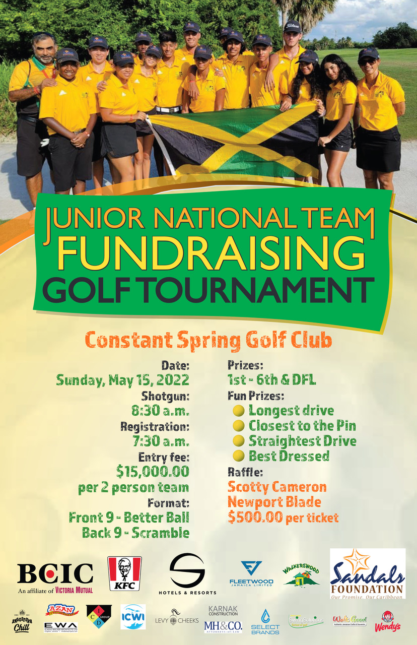 Junior National Team Fundraising Tournament Flyer